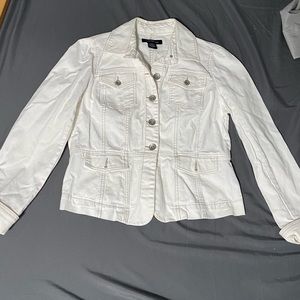 White Calvin Klein Jean jacket